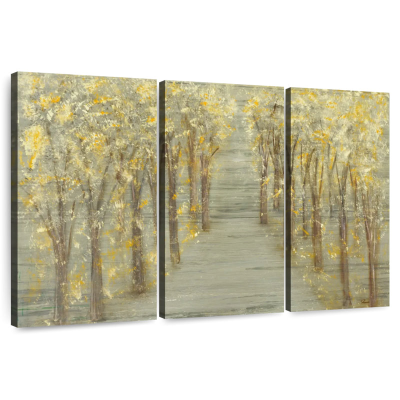 Harnek Sparkling Gold Forest, 48" H x 74" W