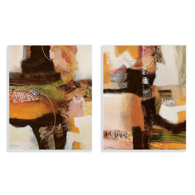 Ensemble de 2 plaques murales Cromatismos Contrast Neutrals, par Maurizio Piovan