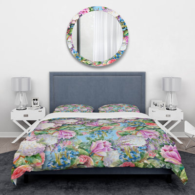 Farmhouse / Country Floral Duvet Cover