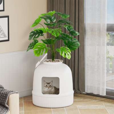 Georgete Polyethylene Plastic Litter Box