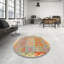 Tapis contemporain orange / vert mer-1945670372