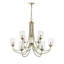 Lustre 9 lumières avec abat-jour en verre transparent Millennium Lighting Waddingham-43319073