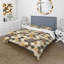 Ensemble de housse de couette Brown Hexagon Tiles I - Midcentury-109173129