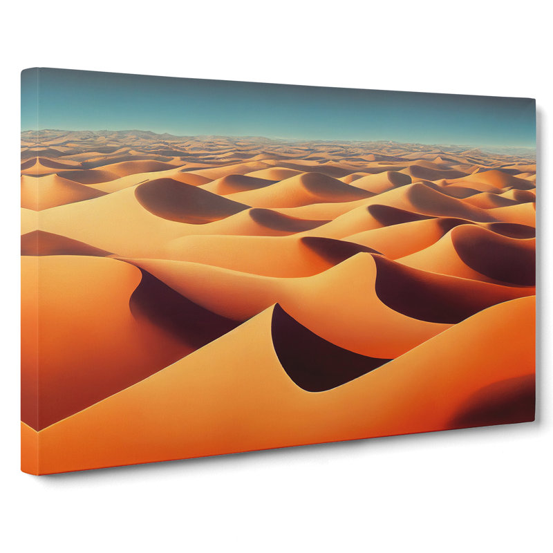Desert Sand Dunes Vol.4 - Wrapped Canvas, 50cm H x 76cm W x 3cm D