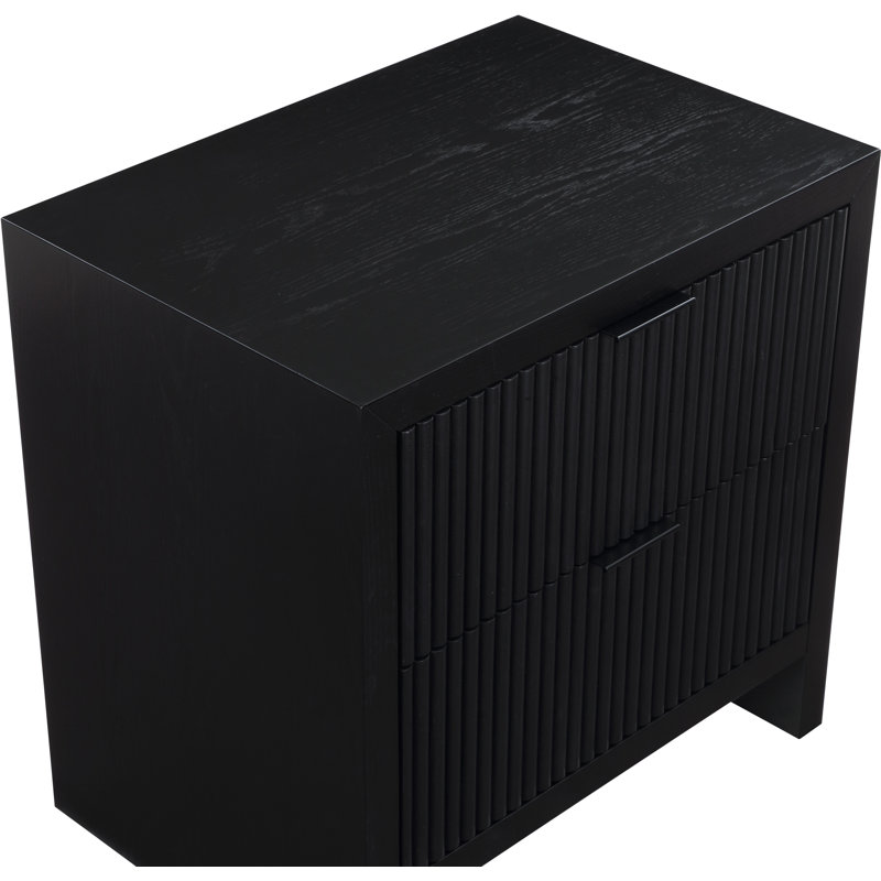 Table de chevet Fairfax, Noir