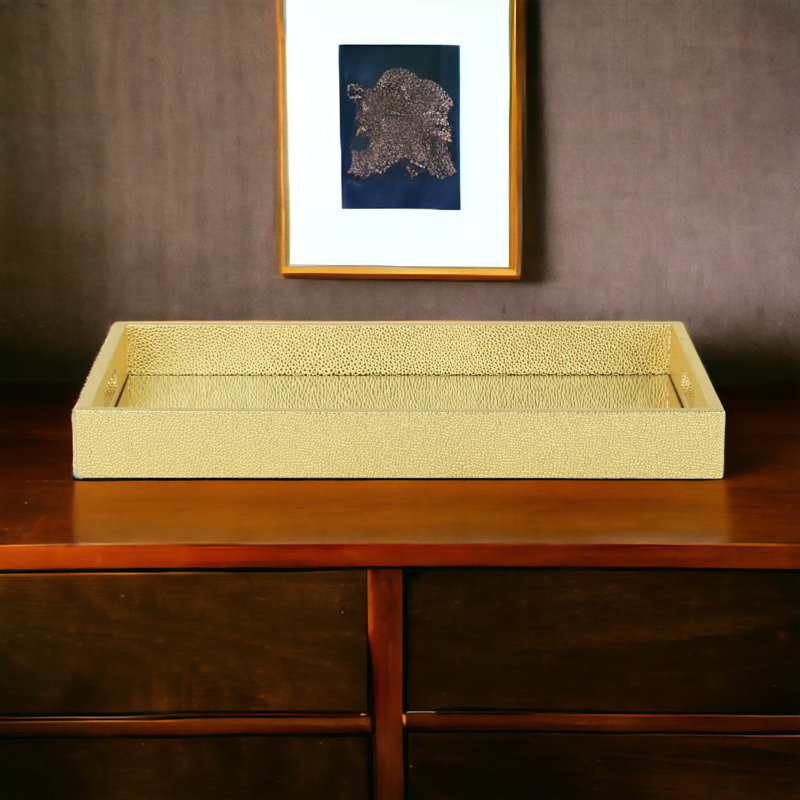Aimable Tray, Rose Gold, 1.75" x 10.25" x 8"