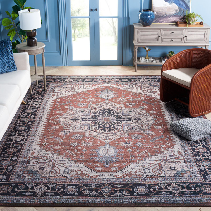 Tapis bleu marine Isai, Rectangle 8 pi x 10 pi