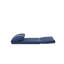 Lit de petite taille avec 6 dossiers réglables en velours côtelé et acariens - Légers, coins arrondis, velours côtelé bleu marine, beige-1541809904-1541809899