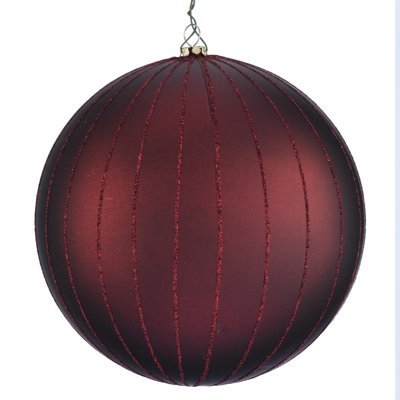 6'' Solid Ball Ornament