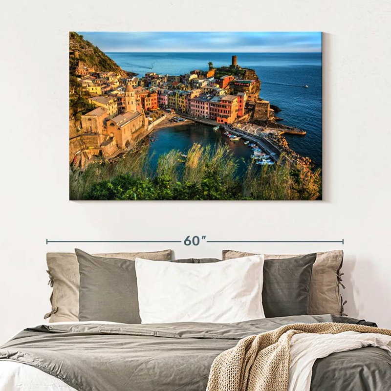 Gillard Vernazza dans les Cinque Terre, H 34 po x l 51 po