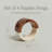 Napkin Ring over&back Resin
