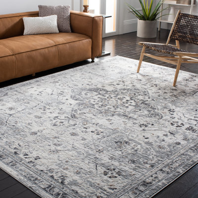 Tapis oriental ivoire / gris Cathia