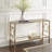 Taoran 47'' Glass Top Console Table