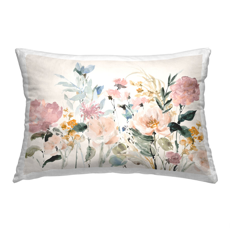Floral Throw Pillow