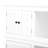 3-in-1 Hall Tree with Overhead Storage Cabinet, 3 Adjustable Side Shelves, 4 Heavy-Duty Hooks, 2 Spacious Drawers, Grooved Back Panel Design, Contrasting Seat Bench, Multifunctional Entryway Organizer-129607303