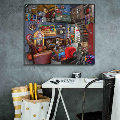«The Hangout» par Bigelow, illustrations sur toile