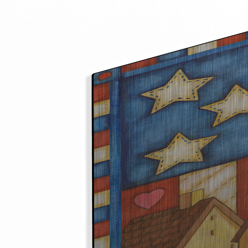 «American Welcome Cottage» par Cathy Horvath, H 36 po x l 24 po