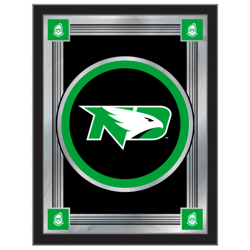 NCAA Logo Mirror, impression encadrée, Dakota du Nord