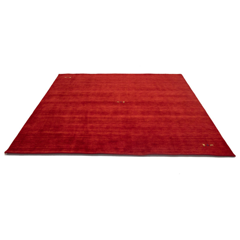 Tapis Gabbeh tissé à la main sans perte, 100% laine, de couleur unie, résistant à la décoloration et aux taches, durable