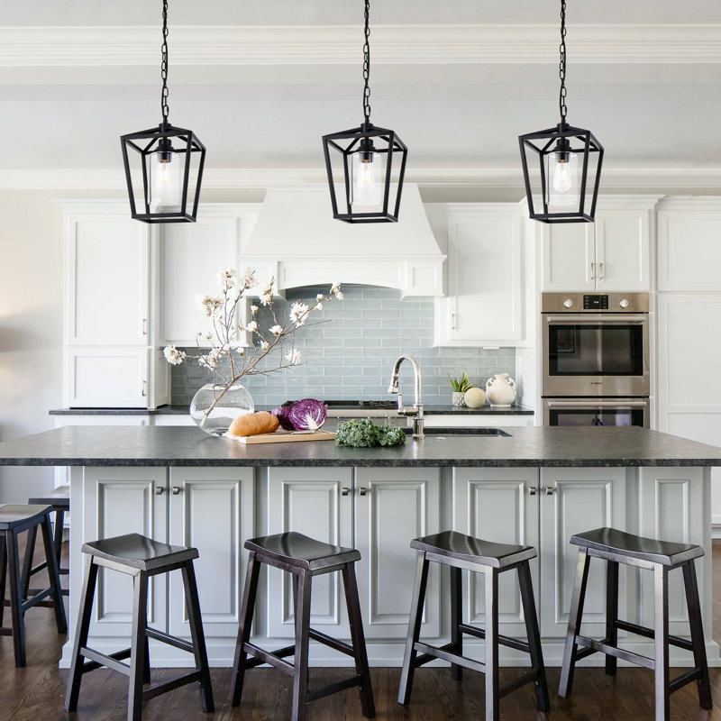 Nauris 1 - Light Matte Black Lantern Pendant