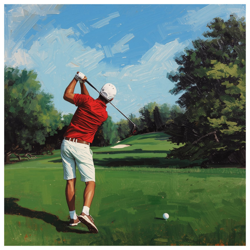 Édredon golfeur à balançoire club, Grand lit
