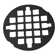 3-1/4" OD Casper Style Brass Snap-in Shower Strainer Drain Cover