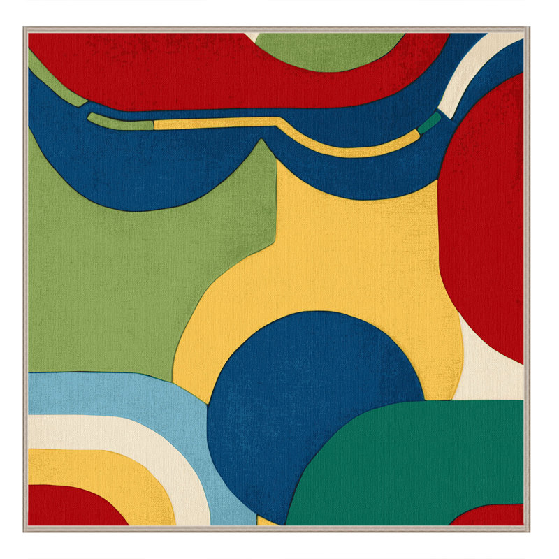 Lively Hop Rug, Square 3'