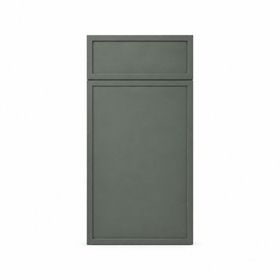 Meuble bas modulaire moderne en bouleau avec cadre étroit et quincaillerie à fermeture douce, agencement flexible pour les cuisines et les espaces multifonctionnels