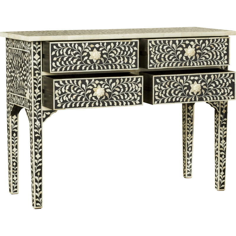 Bone Inlay Vivienne Console Table