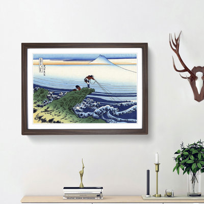 Kajikazawa in Kai Province by Katsushika Hokusai - Picture Frame Art Print
