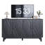 Buffet de rangement avec armoire latérale, buffet multifonctionnel moderne