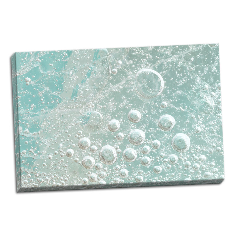« frozen bubbles ii », impression, H 16 po x l 24 po x P 0,75 po, Toile tendue