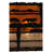 Rustic Lodge Fabric Flush Mount