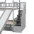 Lilith Kids Twin Over Twin Bunk Bed with Trundle-771603441