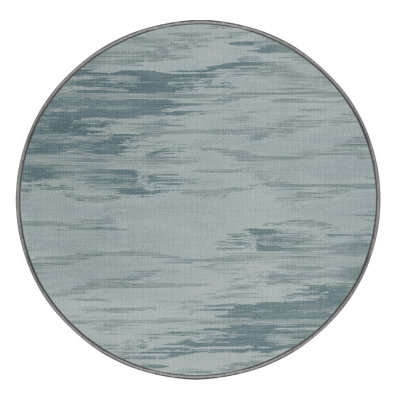 Machine Washable Abstract Gray Area Rug