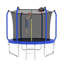 Trampoline 8 pi avec panier de basketball