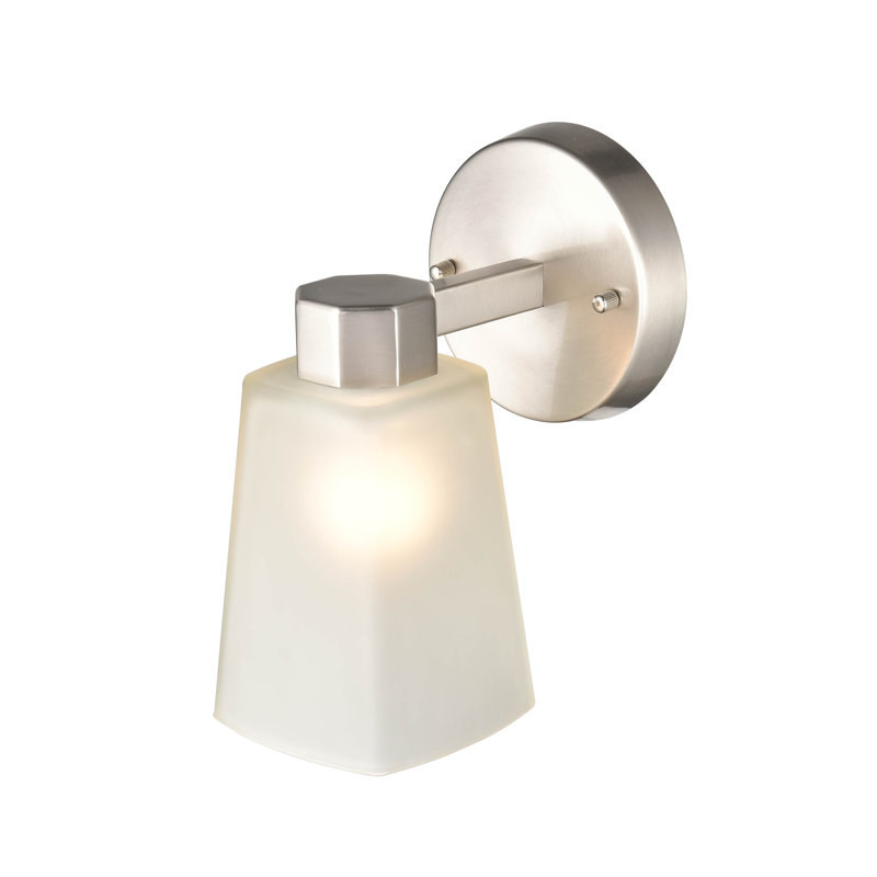 Armed Sconce, Brushed Nickel