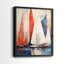 NAUTICAL Series CDVII - Impression encadrée de qualité supérieure - Prêt à accrocher - Aucun clou requis-1527093310-1527093304