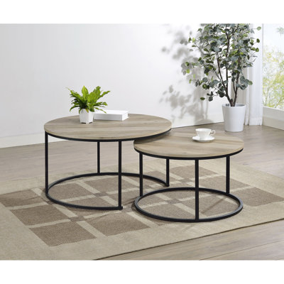 Table basse gigognes 2 pièces