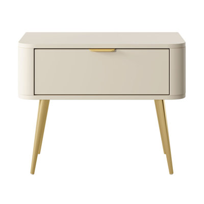 62.6cm W Manufactured Wood Bedside Table