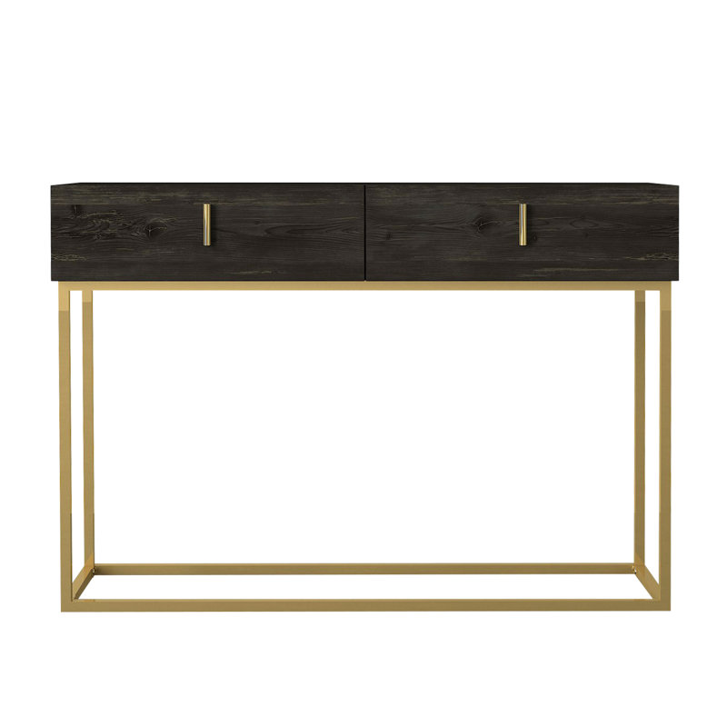 Aneda 120Cm Console Table, Dark Brown