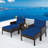 Choudhury 4 - Person Patio Conversation Set with Cushions-1106783072