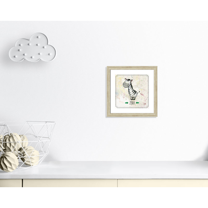 Adhésif décoratif 4 pi Jungle Day, Cadre plat beige, H 16 po x l 16 po x P 0,6 po