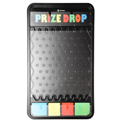 WinSpin 41 po x 25 po avec plateau de jeu pliable et support sur disque avec 12 rondelles pour le carnaval