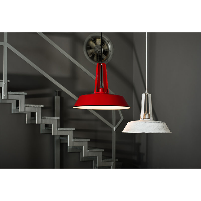 1 - Light Dome Pendant, 166cm H x 46.5cm W x 46.5cm D, Antique White