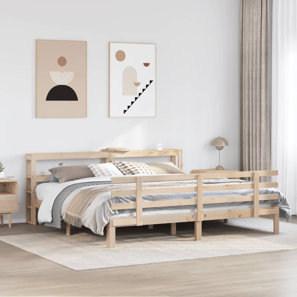Bed Frame With Headboard Without Mattress