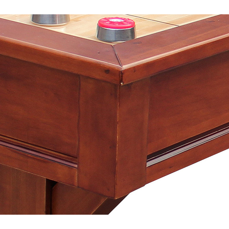 Brazos River Pro-Style Shuffleboard Table, 16', Weathered Black, Buffet Top Not Included