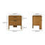 Lachlan Nightstand Brown