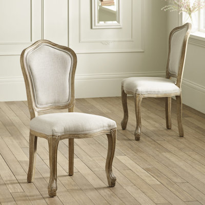 Tamkia 49cm H Polyester Upholstered Full Back Side Chair in Brown