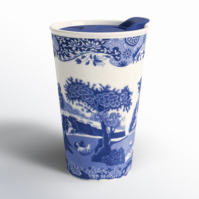 Spode Blue Italian Travel Mug